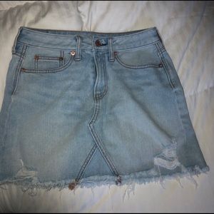 jean skirt